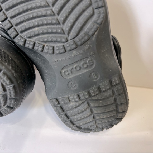 Crocs Toddler Baya Black size 6 (C8 in Crocs language) - Picture 3 of 4